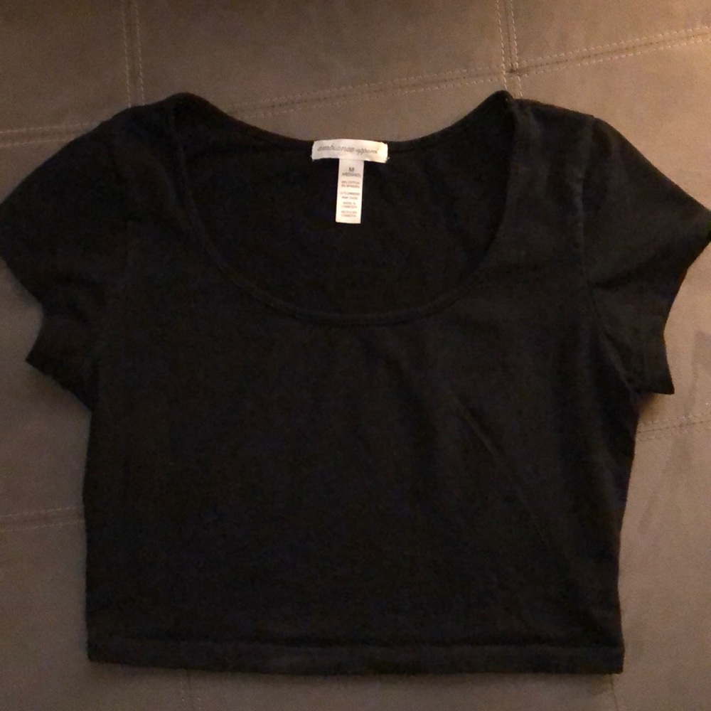 Black Crop Top